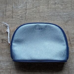 La Mer Pearleacent Blue Cosmetic Travel Bag - New!